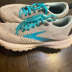 Brooks Running Shoes with Blue Highlights
